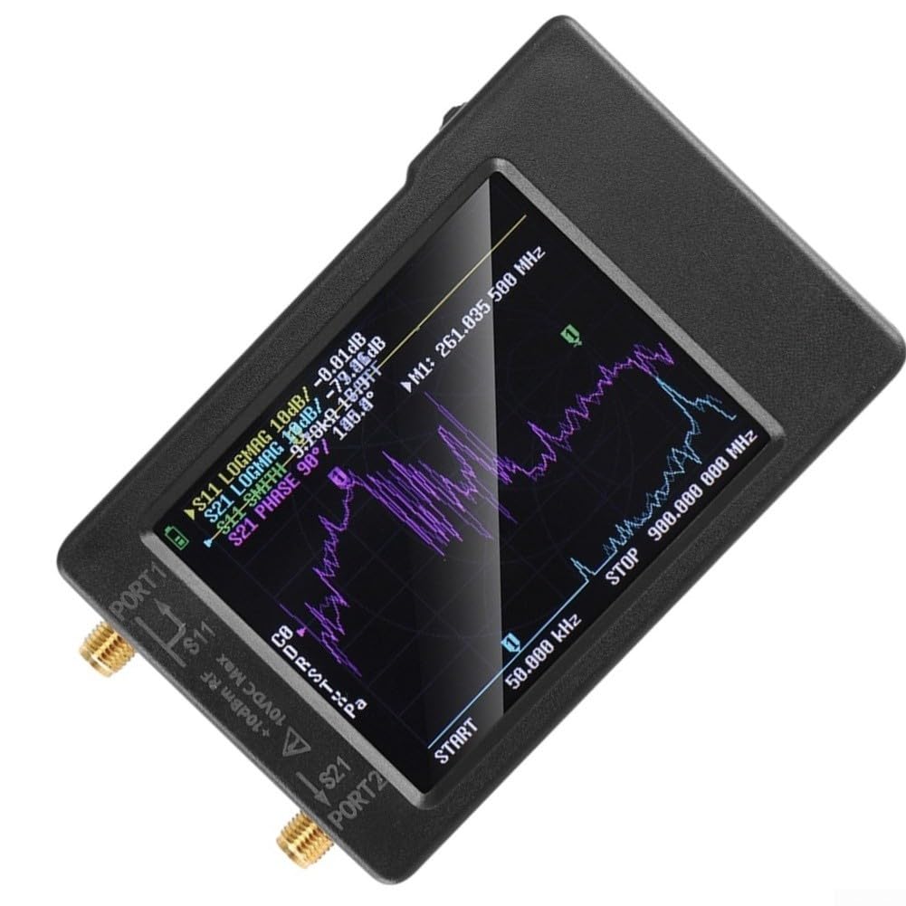 NanoVNA-H Vettore analizzatore di rete 2.8 pollici fino a 300MHz
