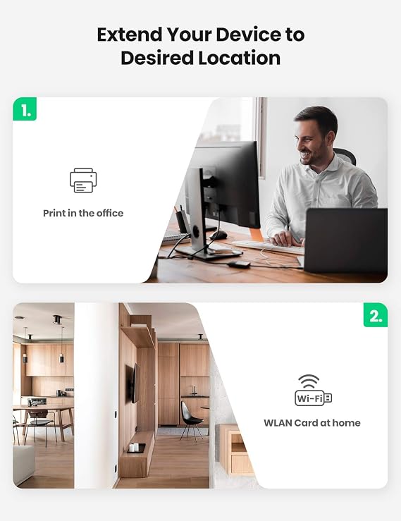 Ugreen USB 2.0 Uzatma Kablosu ile aktif Wi-Fi amplifikatör, A-soket üzerine A-Priz için Wi-Fi-kart USB bellek, WiFi-Alıcı, yazıcı, monitör, kamera, fare, klavye, vs., 10m