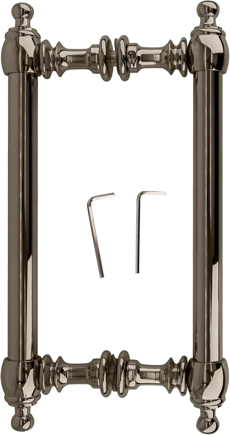 CRL Polished Nickel 8" Colonial Style Back-to-Back Pull Handle