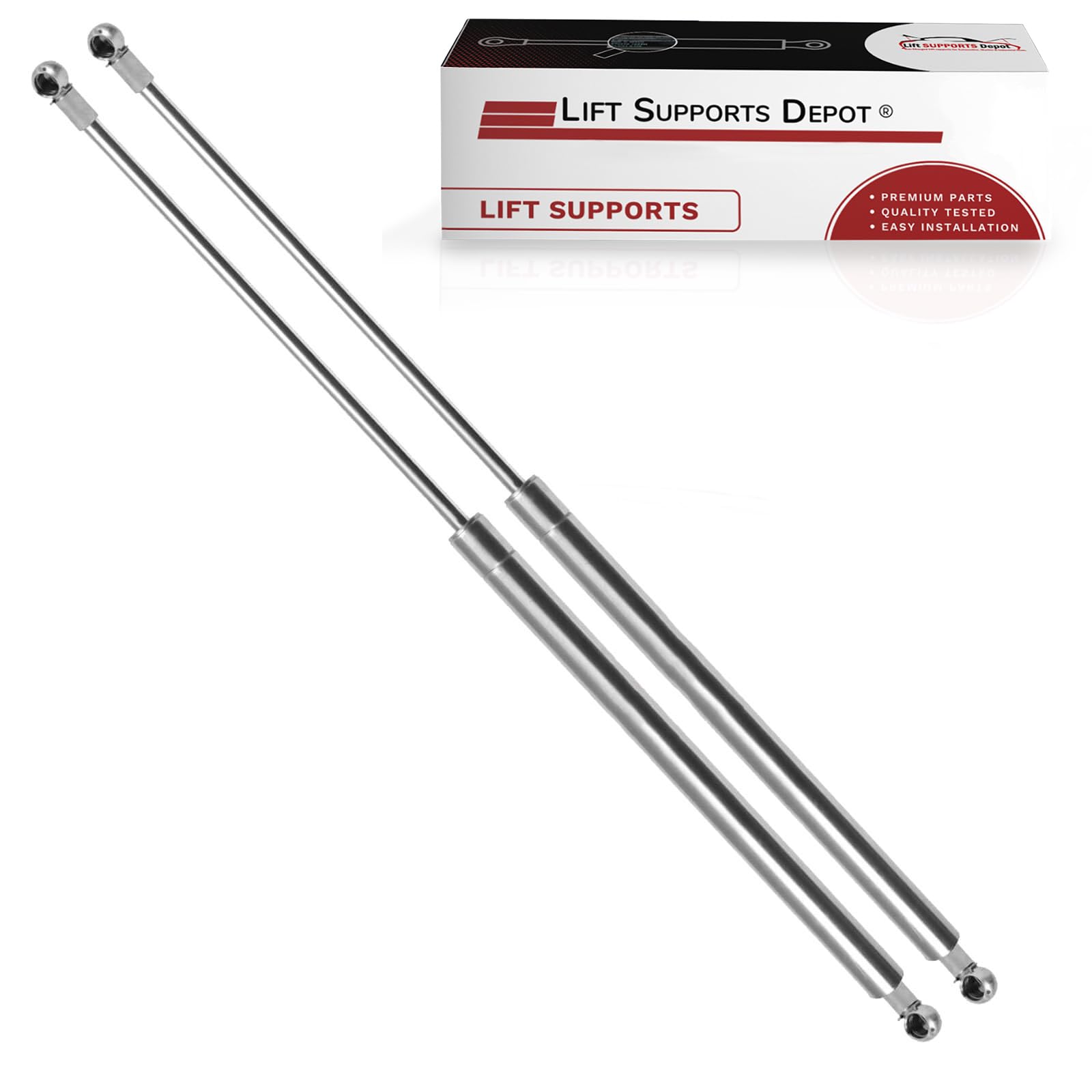 Lift Supports Depot Qty (2) 20 Inch 60lbs 10mm Cup Ends