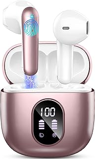 Wireless Earbuds, Bluetooth 5.4 Headphones-Deep Bass Stereo Ear Buds with ENC Noise Canceling Mic, 50Hrs Bluetooth Earbud...