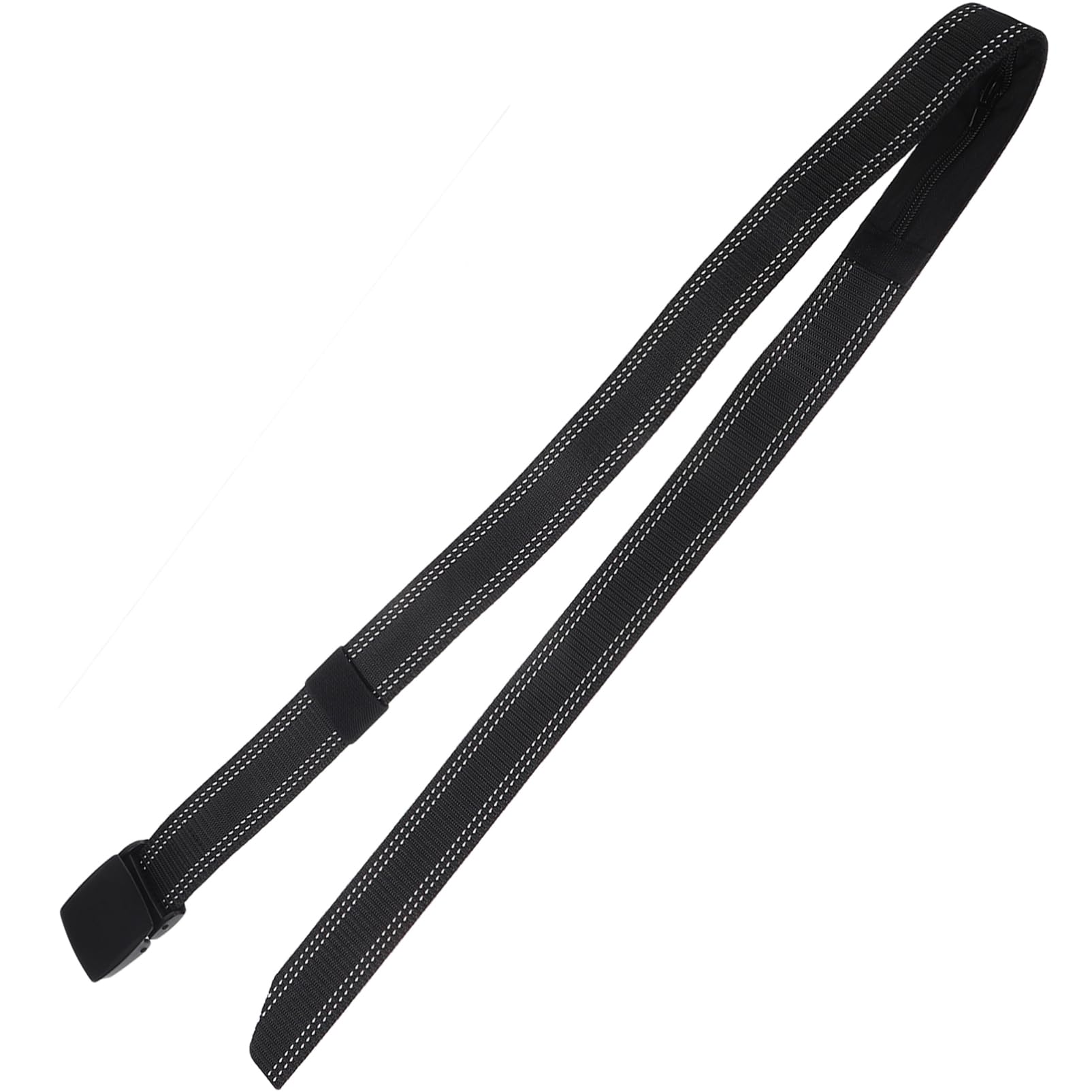 PACKOVE Versteckter Geld gürtel gurtstopper gurtschoner men accessories men belt Herrengürtel Gürteltasche für Männer Geldgürtel reisen Versteckter Geldgürtel für die Reise Stoff Black