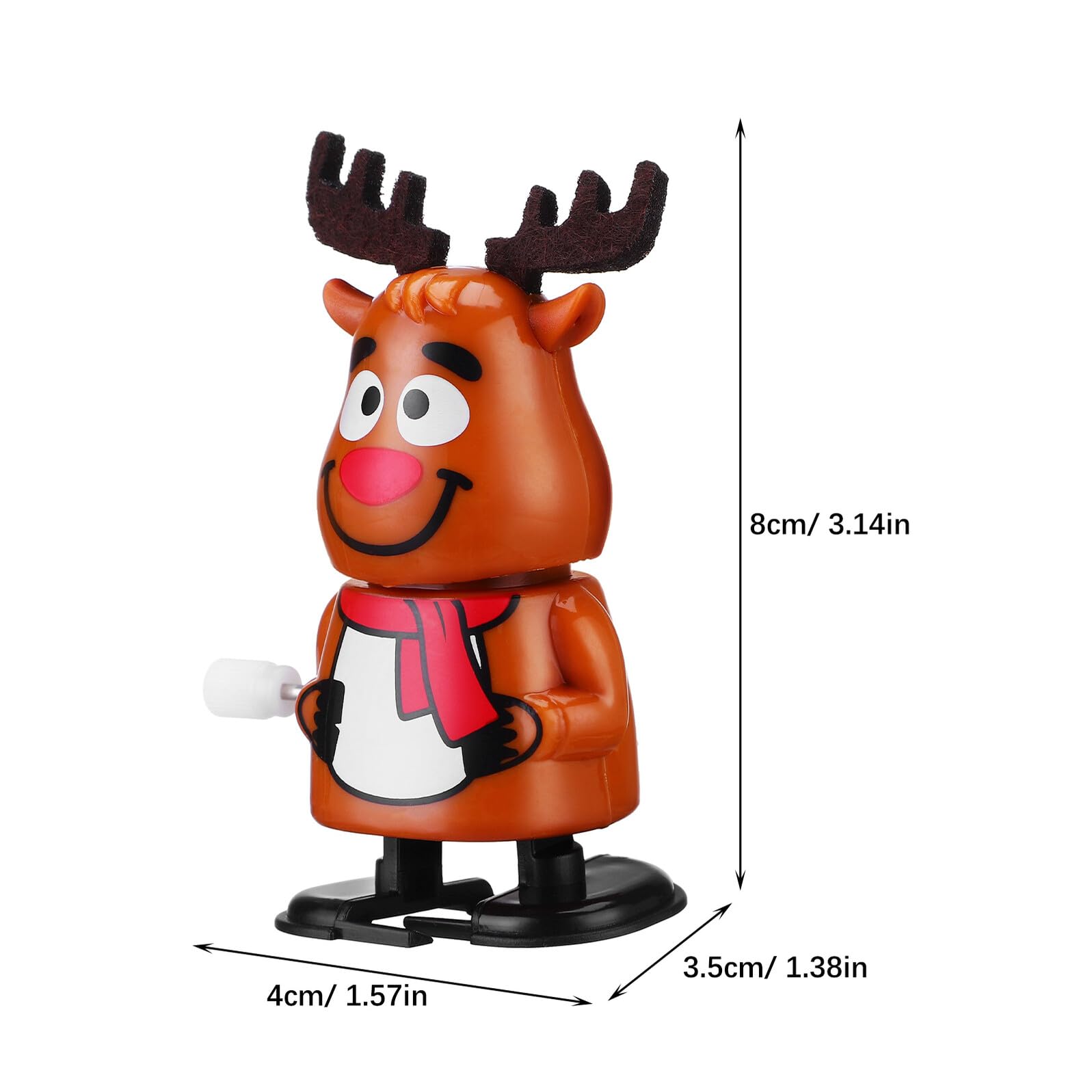 Gatuida 6 Pezzi Giocattoli Carica Halloween in ABS Divertente per Feste Regalo per Include Albero di Natale Babbo Natale e Altri Personaggi