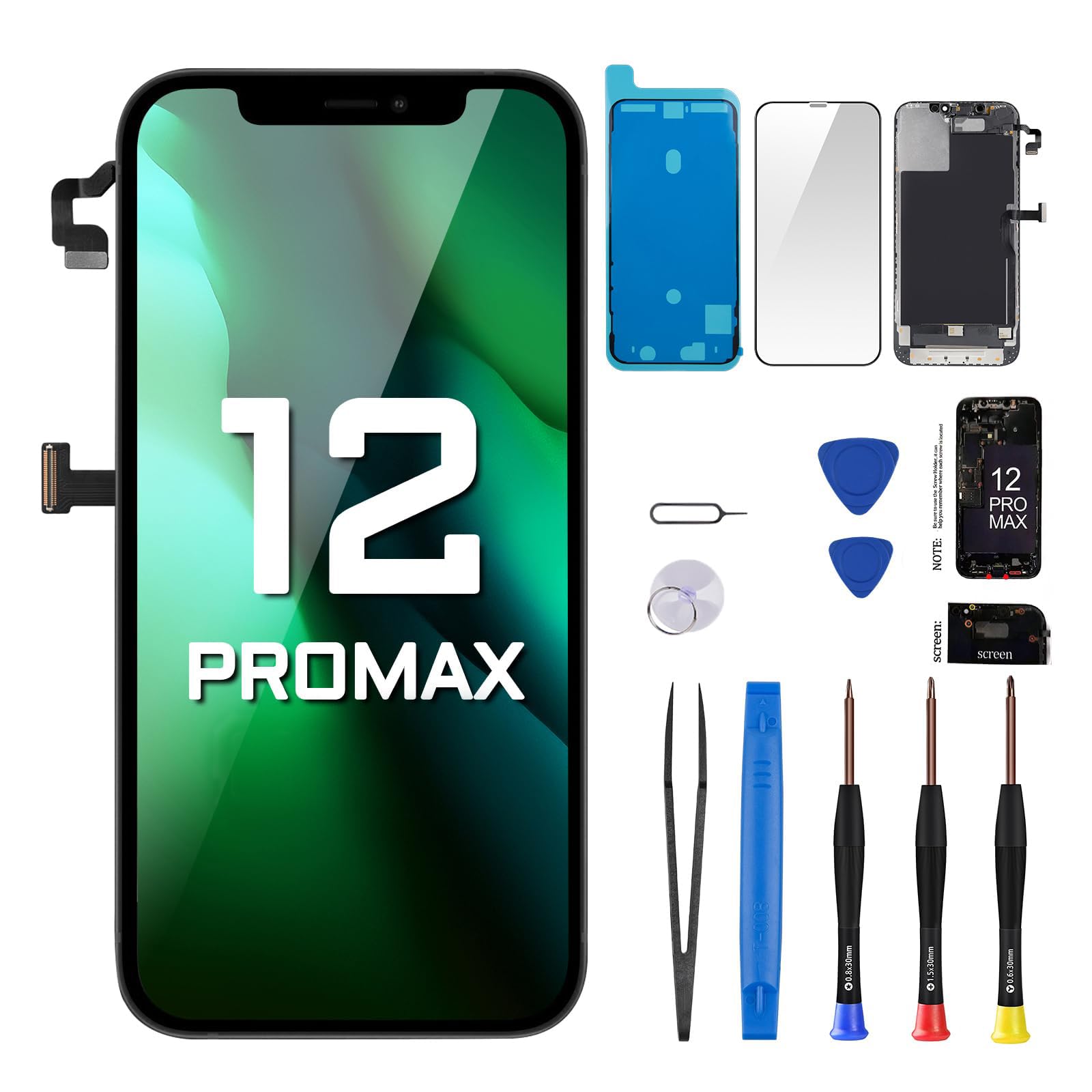 Amazon.com: DGSCSMY for iPhone 12 PRO MAX Screen Replacement 6.7