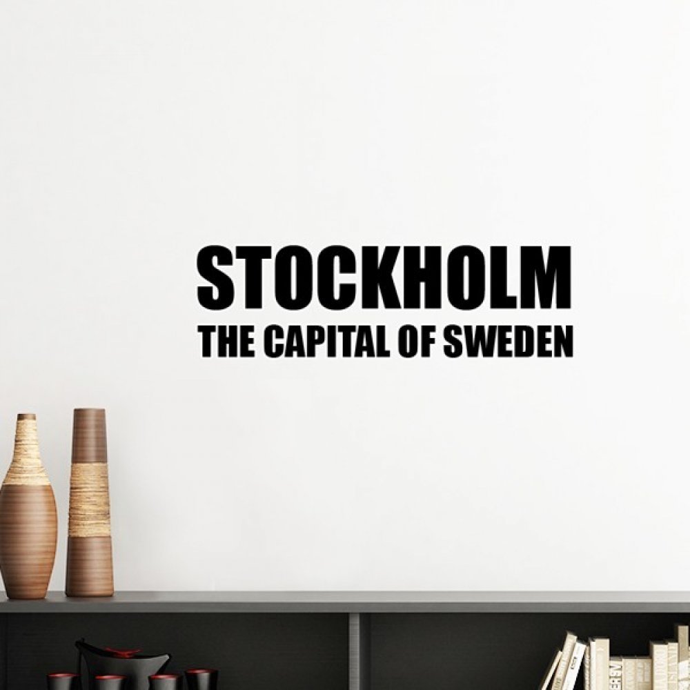 Sticker Stockholm pour créer une ambiance scandinave dans votre chambre