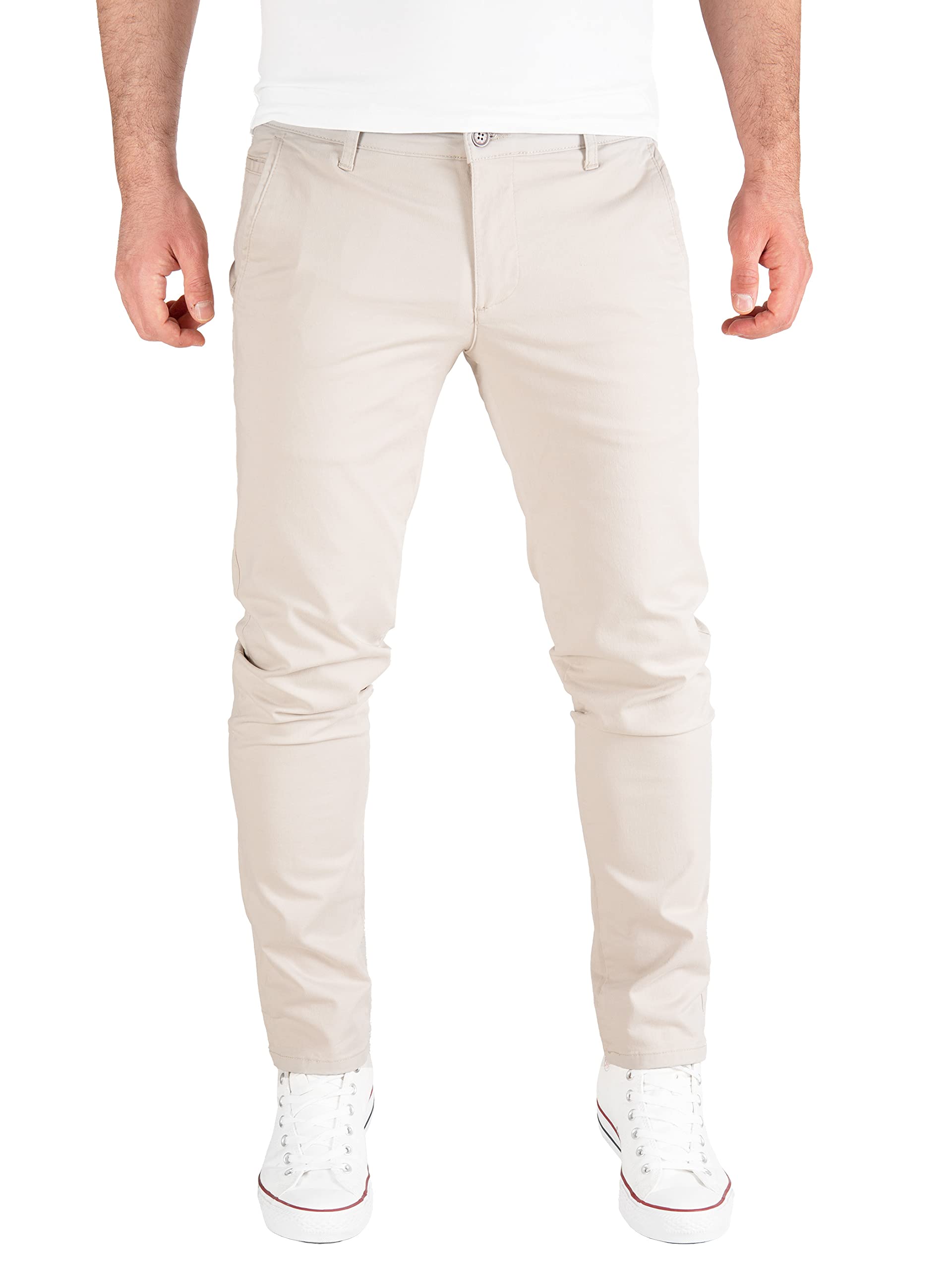 PITTMAN Herren Chino Hose Derrick - Slim Fit Chinohose