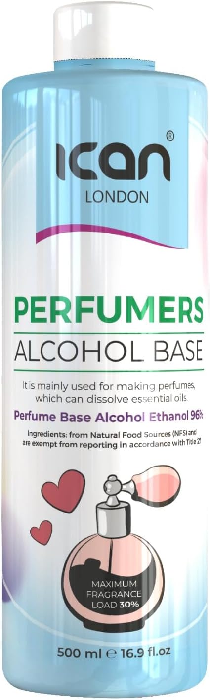 ican London Perfumers Alcohol Base DIY Perfume Base Make your own Perfume 500ml