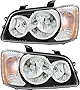 For Toyota Highlander Headlights Lamps Set 2001 2002 2003 Halogen Driver and Passenger Side