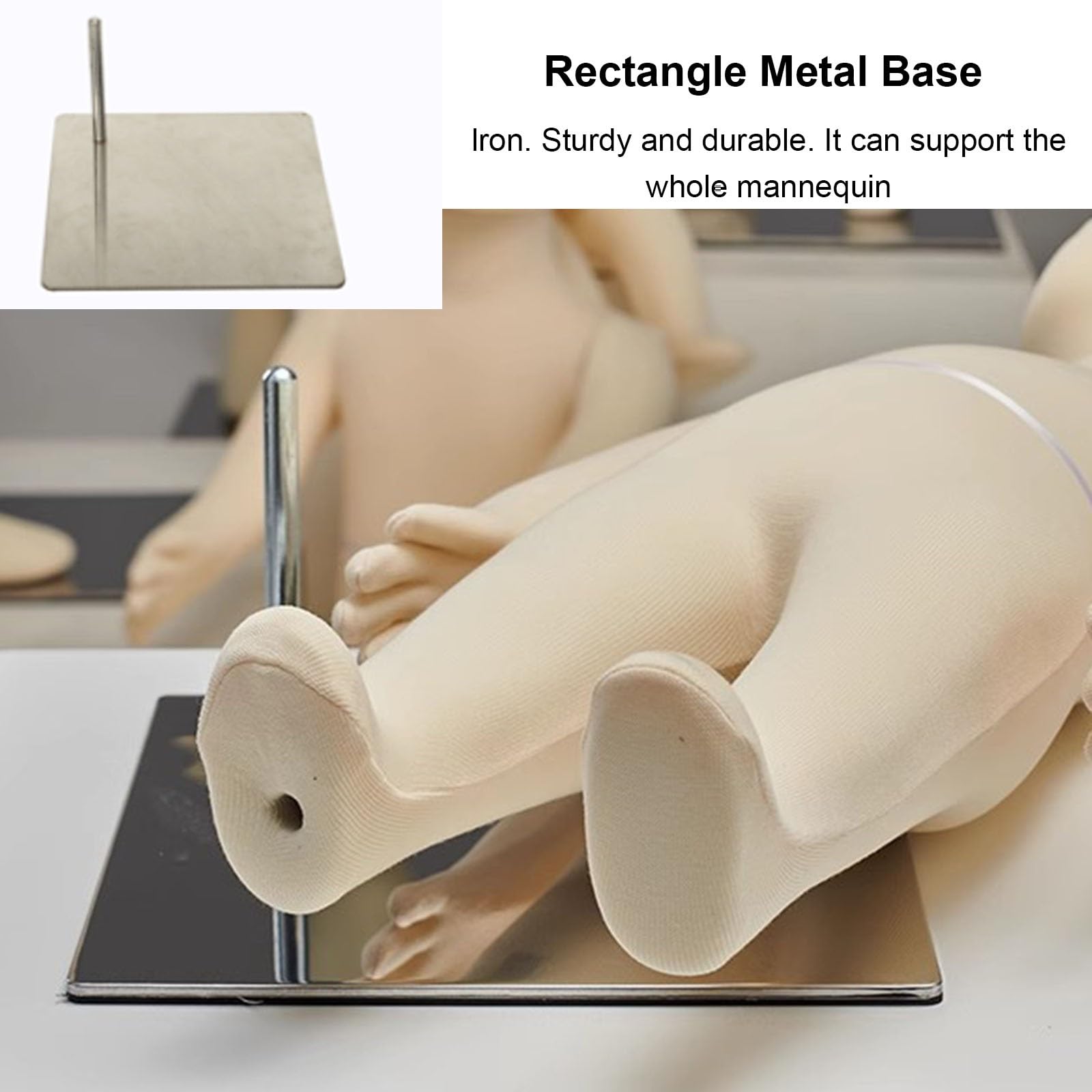 Manichino da Sarto A Figura Intera per Bambini, con Base in Metallo E Arti Pieghevoli, per Sartoria, per Vetrine di Negozi al Dettaglio/Espositore per Abbigliamento per La Casa, 14 Anni