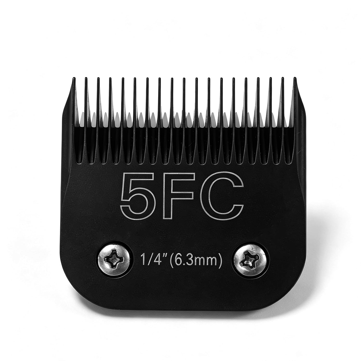 Frutexa Detachable Pet Dog Grooming Clipper Blades 5FC Ceramic Blade 6.3mm (1/4") Compatible with Andis,Oster A5,Wahl KM Grooming A5 Type Blade,for Animal Dog,Cat,Horse