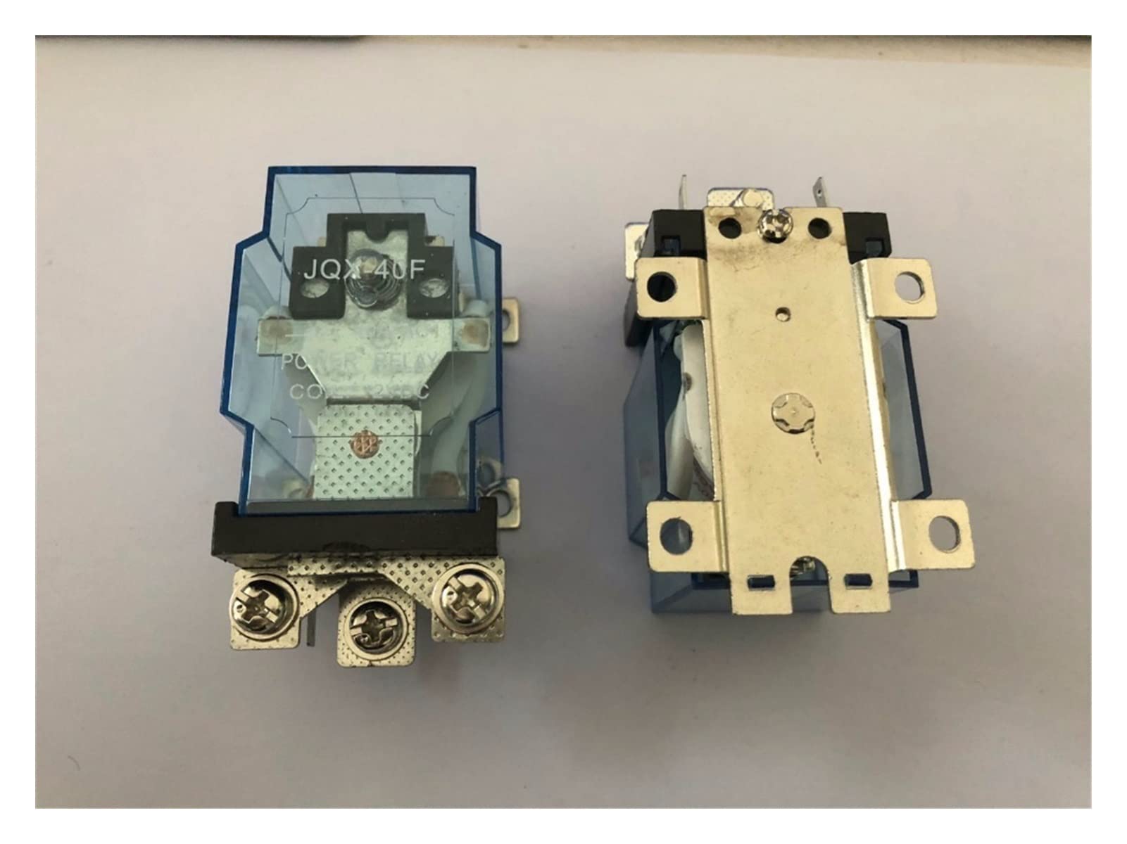 Relé de potencia JQX-40F de 40A y 110V para control de motor SPDT en cuadros eléctricos