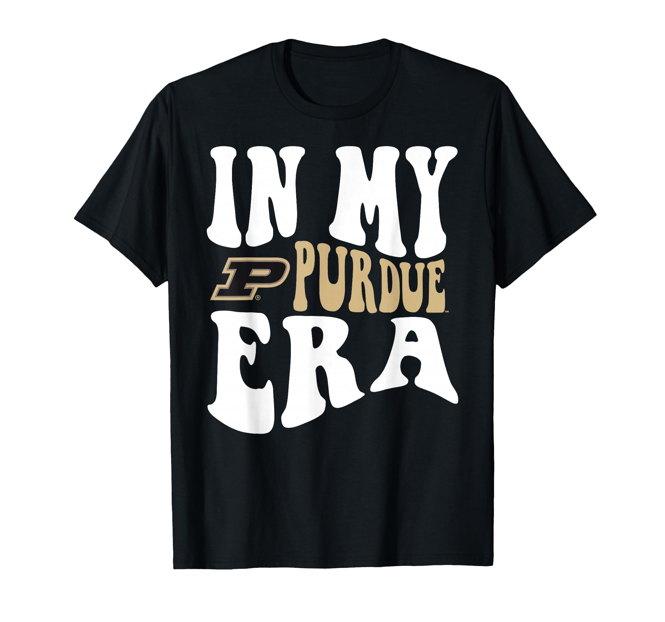 Purdue Boilermakers Era Black Officially Licensed T-Shirt