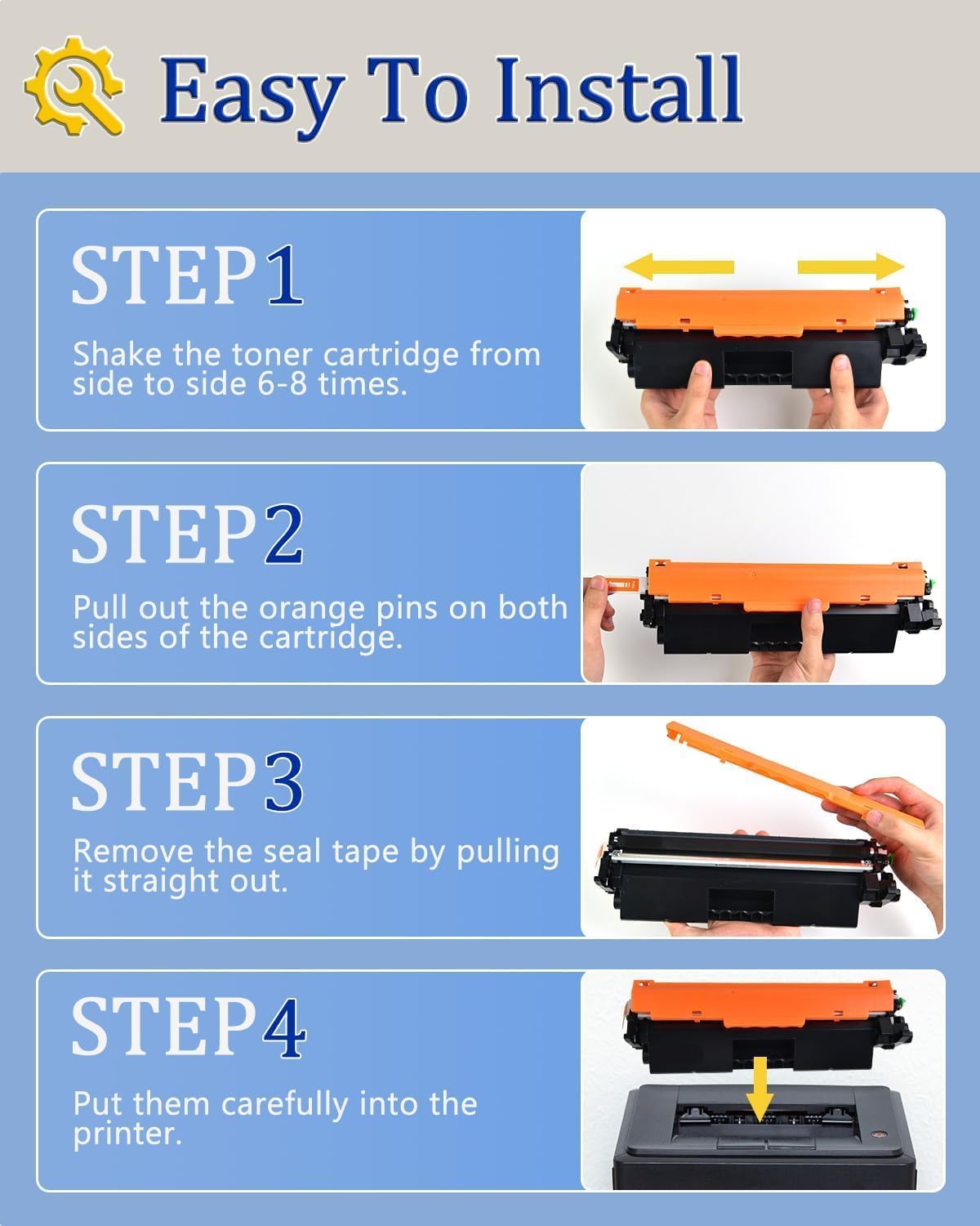greencycle 1PK Compatible Toner Cartridges Replacement for Canon 106 Black Toner Cartridge CRG 106 Use for imageClass MF6530 MF6540 MF6550 MF6560 MF6590 MF6595 MF6595CX Printer (Black, 5000 Pages )