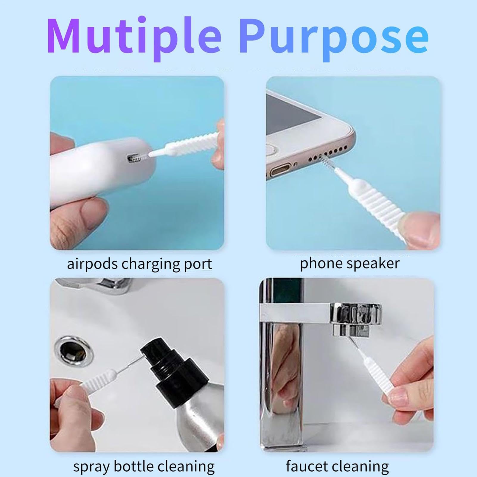 116 pezzi kit di pulizia smartphone, pulizia iphone telefono, accessori per strumenti più puliti adatti per cuffie iPad Jack obiettivo di ricarica porta foro spina altoparlante auricolari tastiere