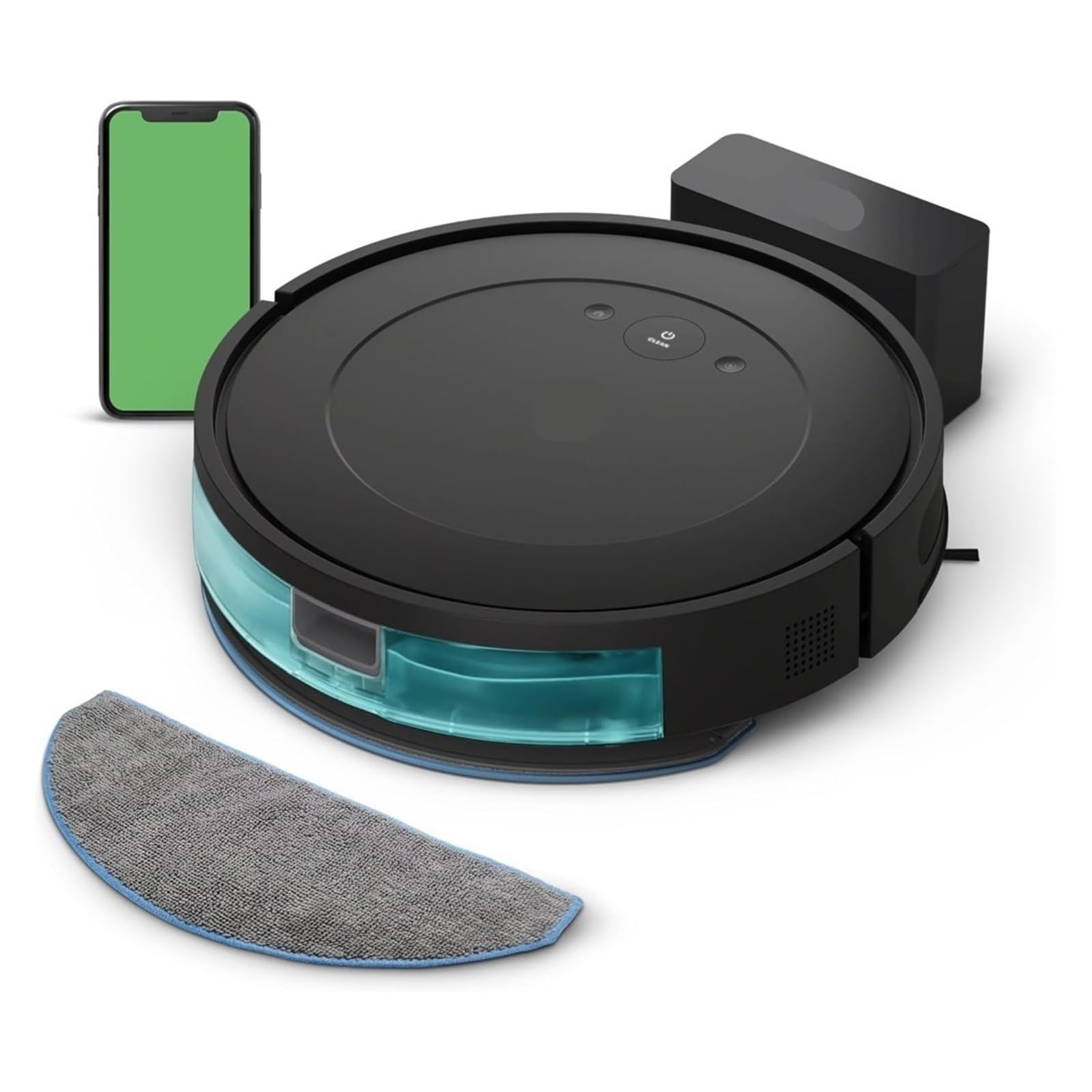 EWsdsfs Robot Vacuum and Mop Combo (Y0140) - Vacuums and mops, Easy to use, Power-Lifting Suction, Multi-Surface Cleaning