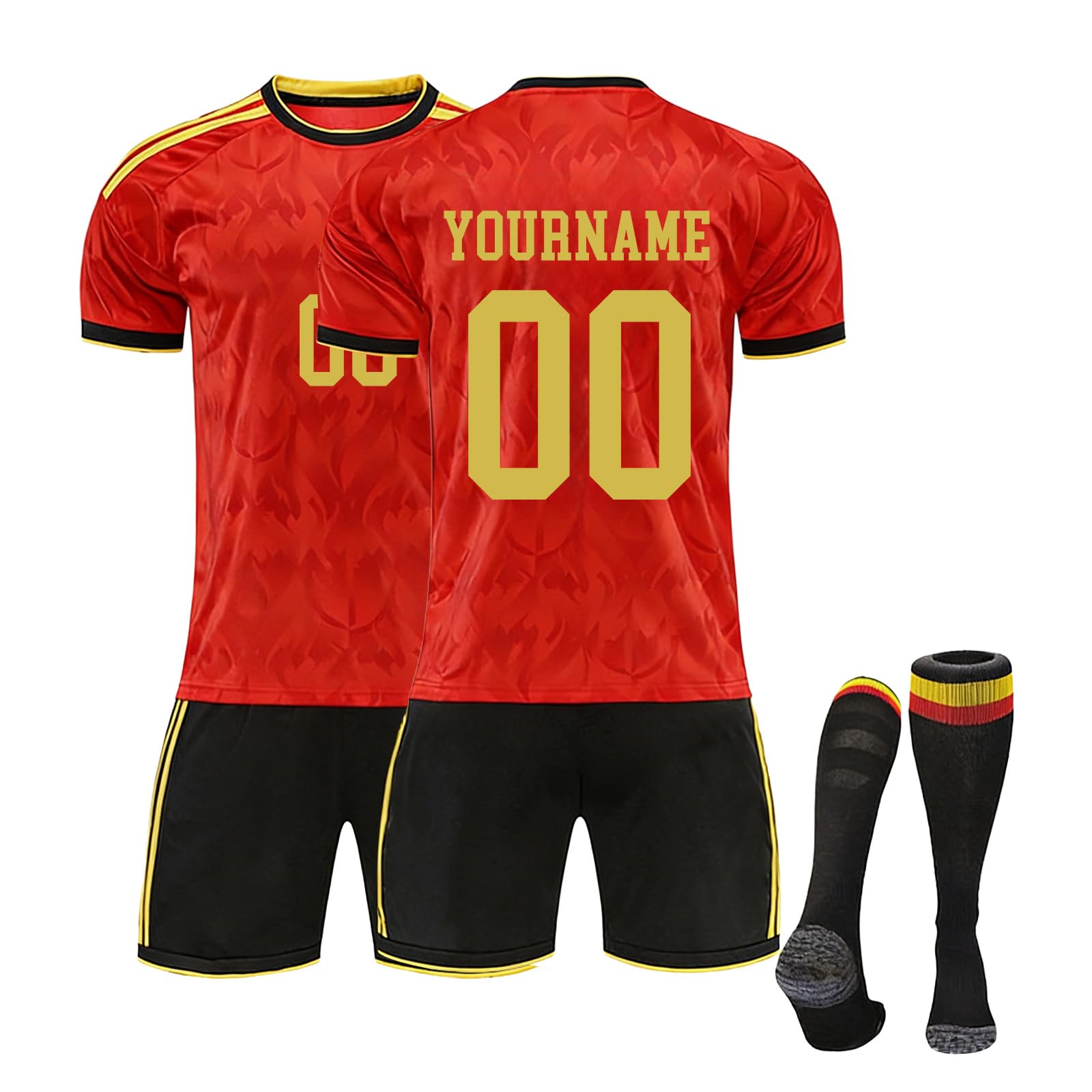 Camiseta de Fútbol Copa Mundial 2026 Personalizadas para Hombres y Niño, Copa Mundial equipación Fútbol DIY Nombre Número con Conjunto Top Pantalón Corto y Calcetines Regalo de Futbol — view 5