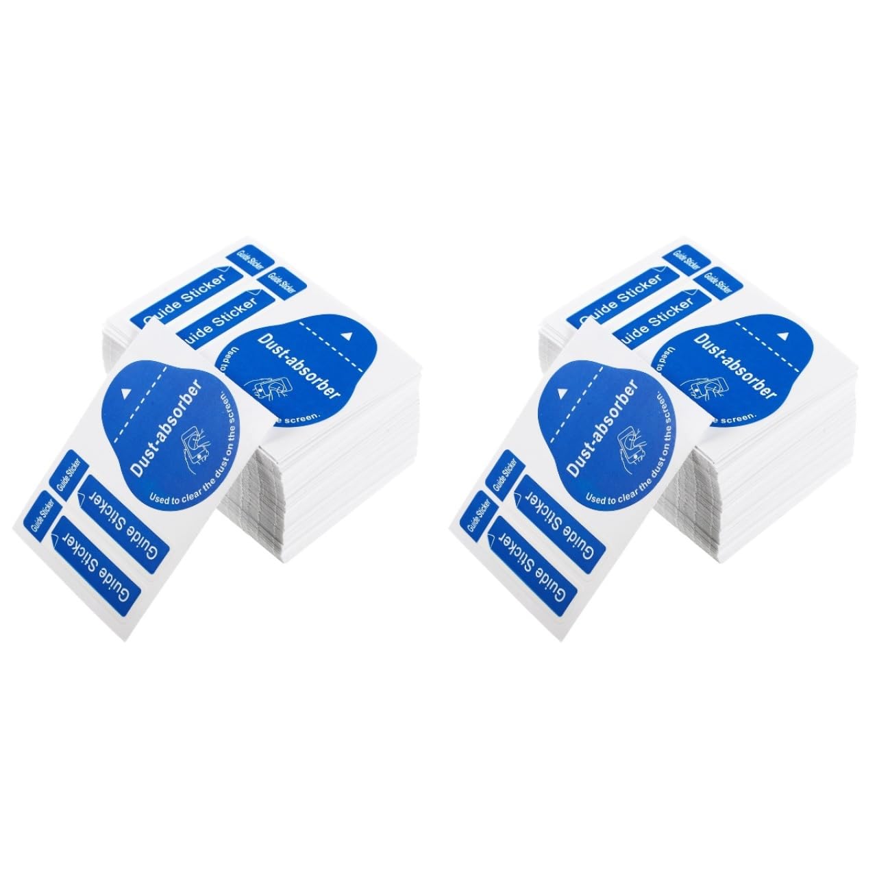 Uonlytech Pack of 400 Film Dust Removal Stickers Monitor Cleaner Screen Cleaner Cleaning Sticker Labelling Sticker Mobile Phone Sticker Mobile Phone Cleaner Absorber Screen Wipes Remover-image-8