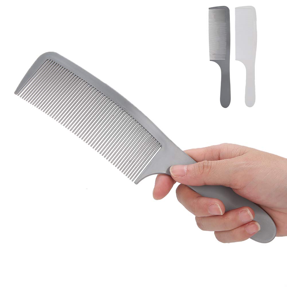 Barber Clipper Comb,Salon Barber Flat Top Clipper Comb Hair Cutting Comb Styling Hair Pro Styling Comb for Women Men, Wide Teeth for Thick Curly Wavy Hair