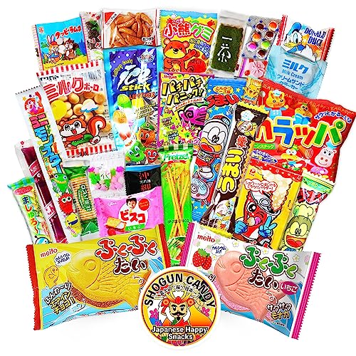 SHOGUN CANDY, Japanese Snacks & Japanese Candy Kawaii Dagashi Assortment