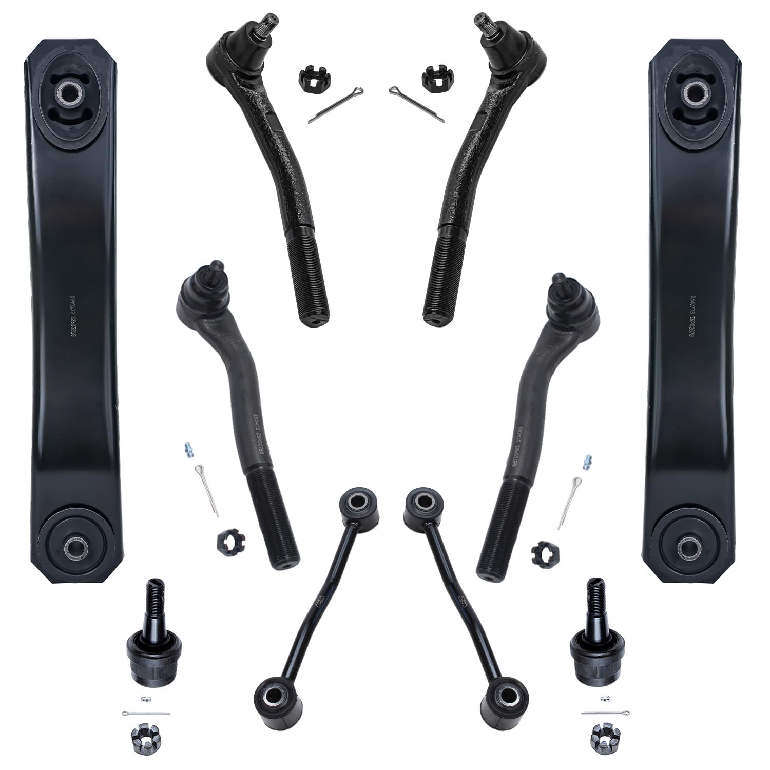Detroit Axle - 10pc Front End Suspension Kit for Jeep 99-04 Grand Cherokee