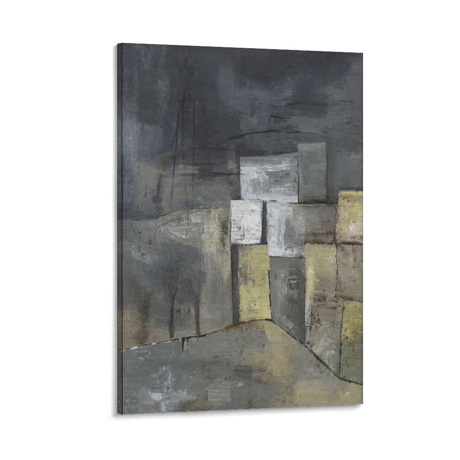 KLAGCBDF RAM KUMAR Untitled (4) Painting On Canvas Wall Art Poster Scroll Picture Print Walls Decor Home Posters 20x30inch(50x75cm)