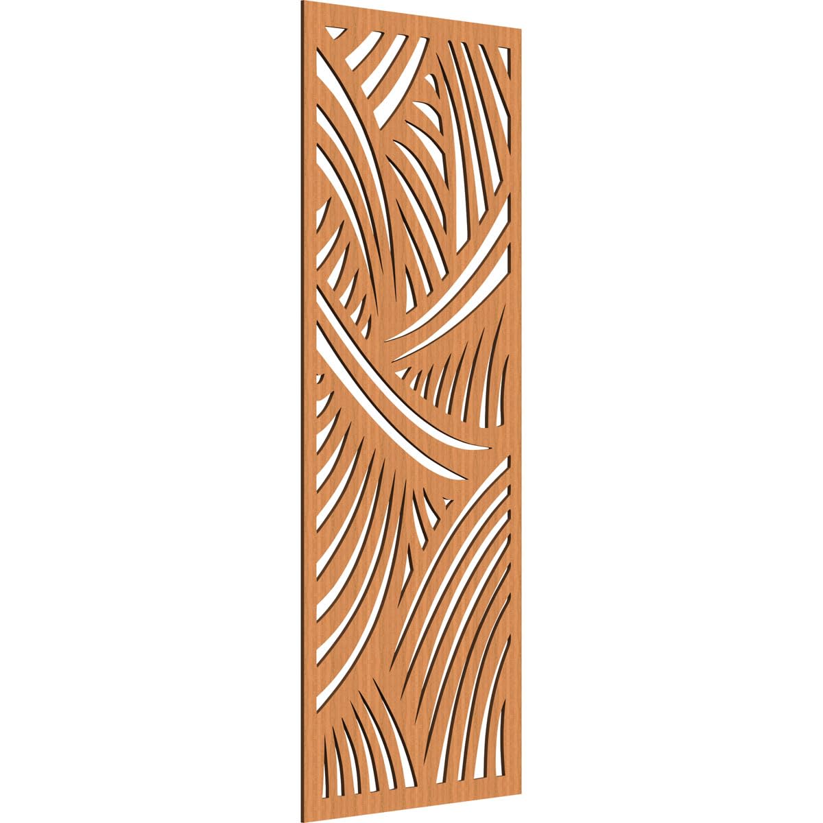Chester Decorative Pierced Fretwork Wood Wall Panels, 33 3/8"W x 84 3/8"H x 3/8"T, Cherry