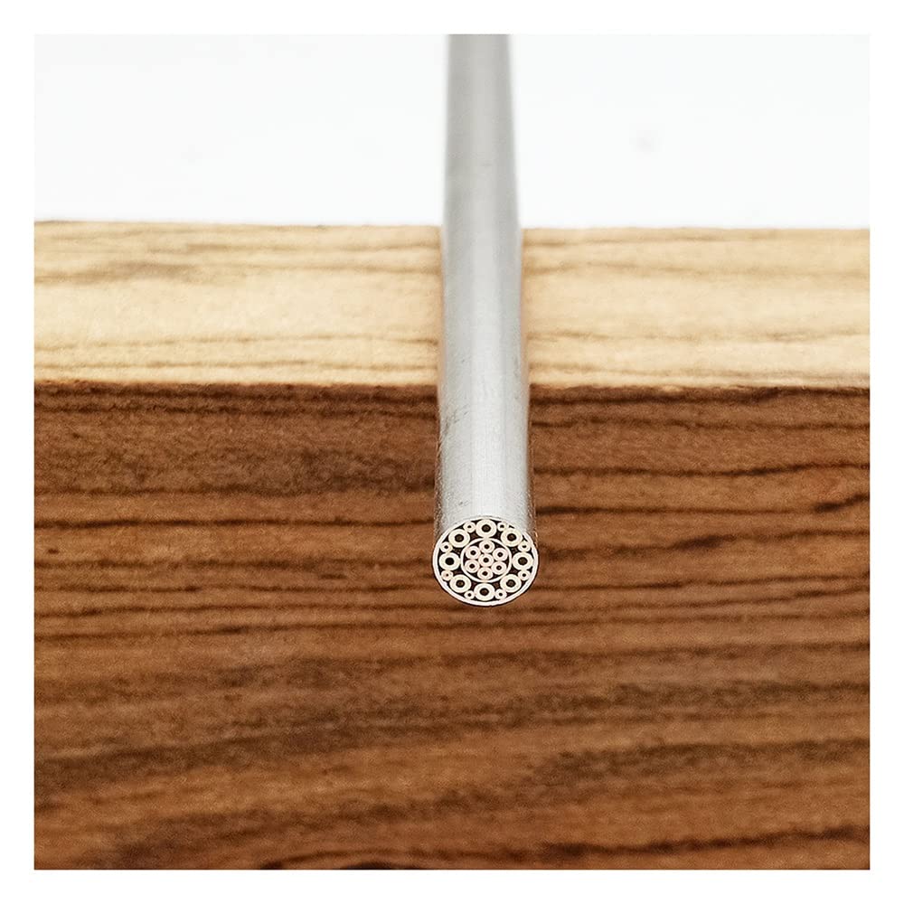 HWASH Mosaik-Stiftniete 6mm - Edelstahlrohr Mit Harz Für Messerbau