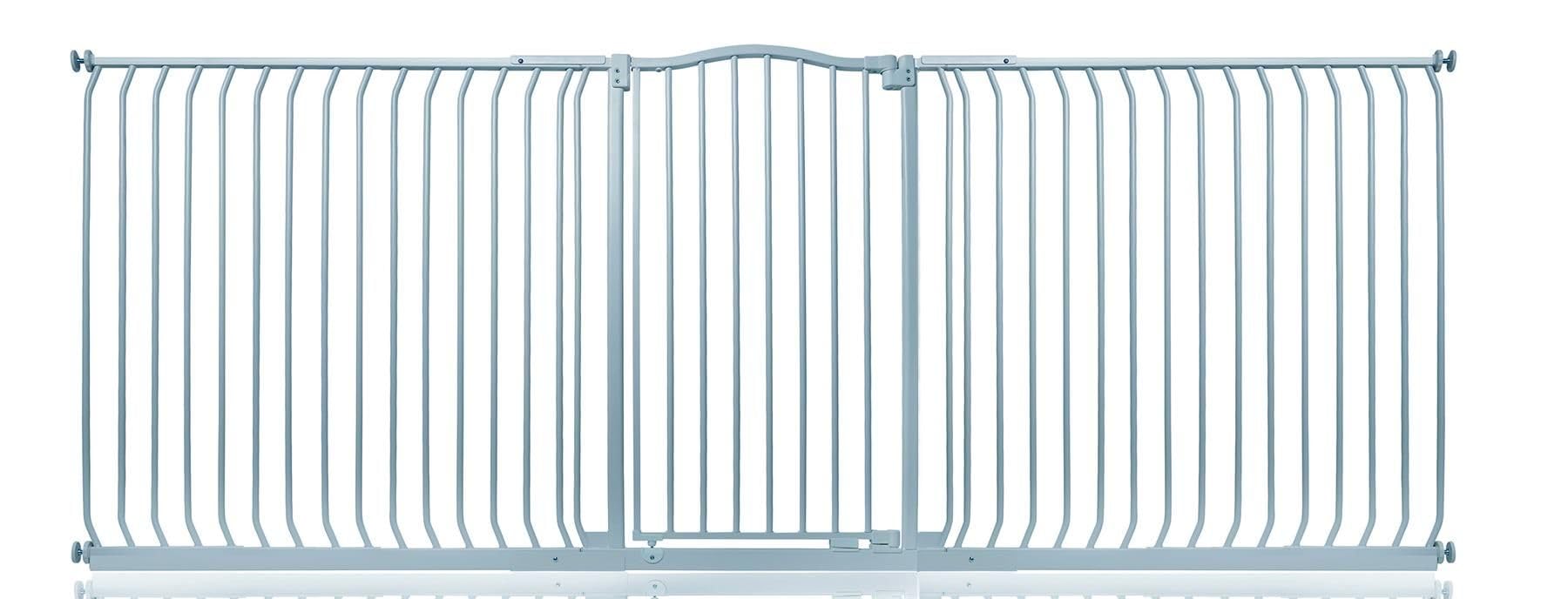 Safetots Extra Tall Curved Top Safety Gate, 116cm - 125cm, Matt Black, Extra Tall 100cm in Height, Pressure Fit Stair Gate, Baby Gate for Doors Hallways and Spaces, Safety Barrier, Easy Installation — view 10