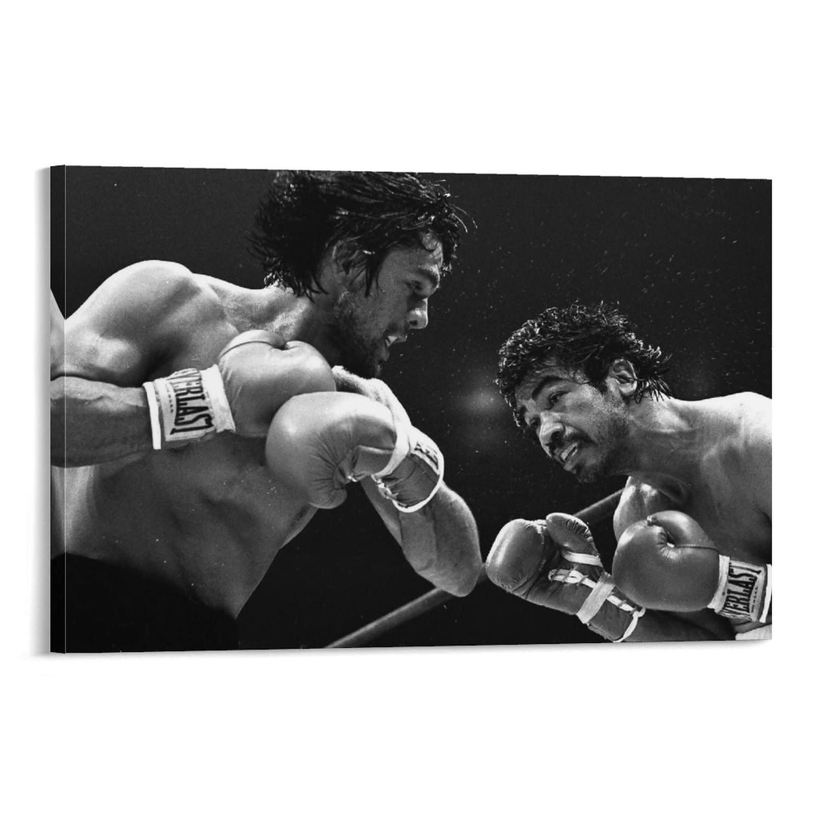 LISHINE Mingr Roberto Duran Professional Boxer Domineering Poster Decorative Painting Canvas Wall Art Living Room Posters Bedroom Painting Frame-Style 08x12inch(20x30cm)