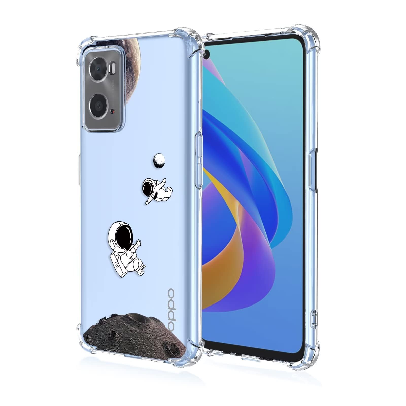 Topme Custodia Compatibile con OPPO A76 / OPPO A96 (6.56) – Protezione Sicura e Elegante - Zaffiro