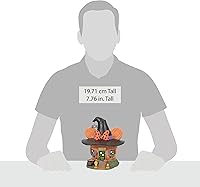 Vista 4 de Department 56 Disney Village Halloween Minnie Mouse Pumpkintown House - Edificio iluminado, 7.76 pulgadas, multicolor