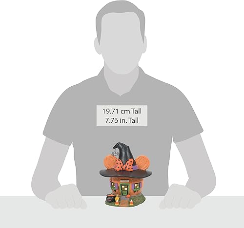 Miniatura 4 de Department 56 Disney Village Halloween Minnie Mouse Pumpkintown House - Edificio iluminado, 7.76 pulgadas, multicolor