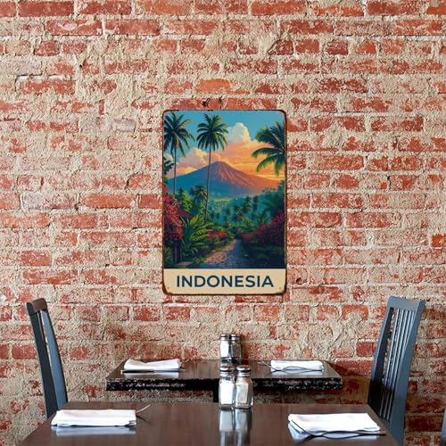 XIAJVS Bali: Tropical Island, Boho Metal Aluminum Signs Retro Wall Decor 8X12 Inch for Living Room Kitchen Farm Bedroom Bathroom Decoration Posters - Image 7