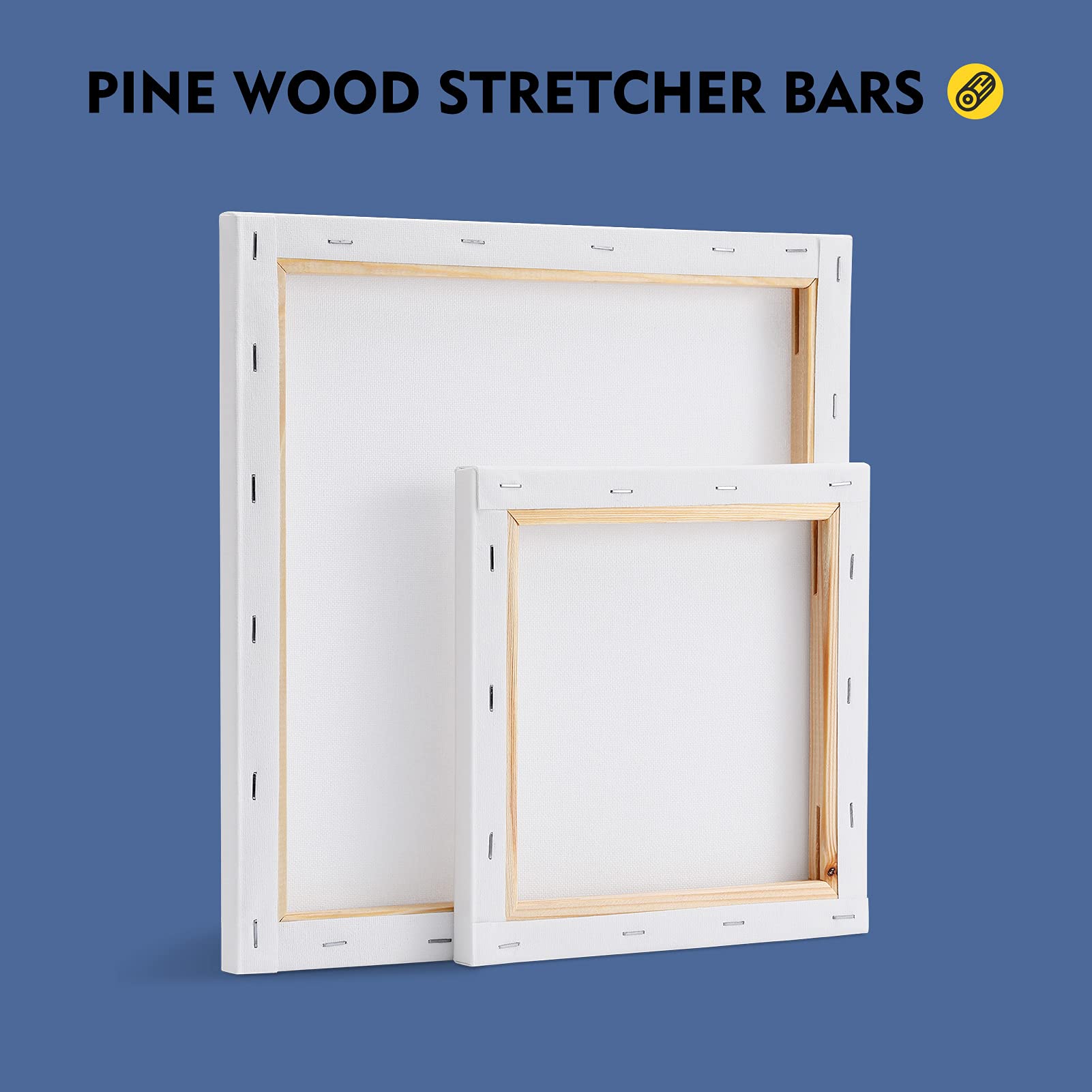 油絵用キャンバス張り木枠9枚セット