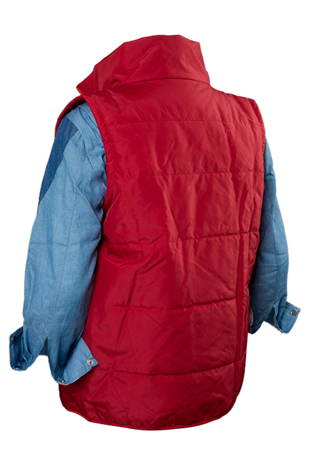 Daiendi Costume de cosplay Marty McFly unisexe pour adulte - Ensemble complet - Haut + chemise + gilet - Costume d'Halloween