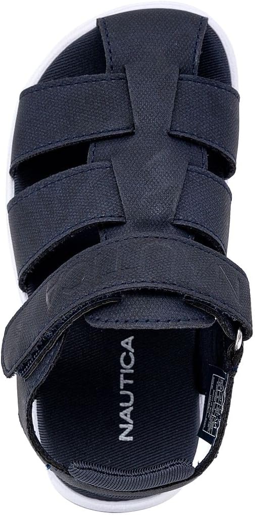 Nautica Toddler Sandals – Closed-Toe Athletic Summer Shoes for Boys & Girls with Adjustable Straps, Perfect for Active Play (Toddler & Little Kid Sizes)