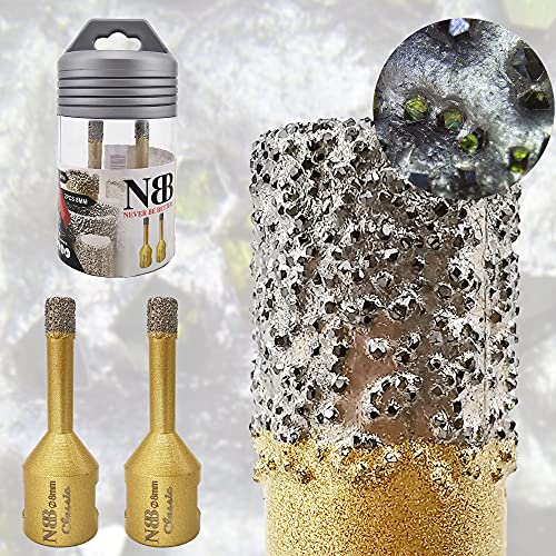 NBB vacuum brazed diamond hole saw with M14, Classic Golden type - Image 3