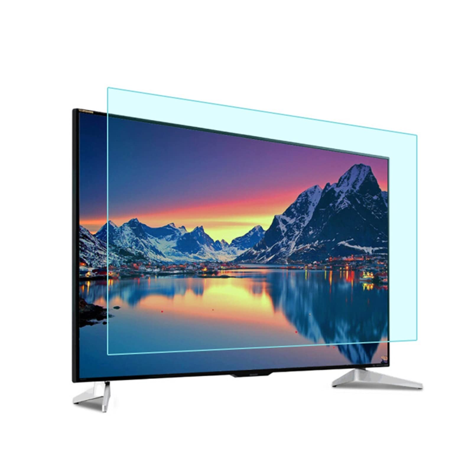 Wielofunkcyjna osłona ekranu, odporna na zużycie i zarysowania, odpowiednia do telewizorów o przekątnej 27–75", monitorów szerokoekranowych itp. (wersja HD)