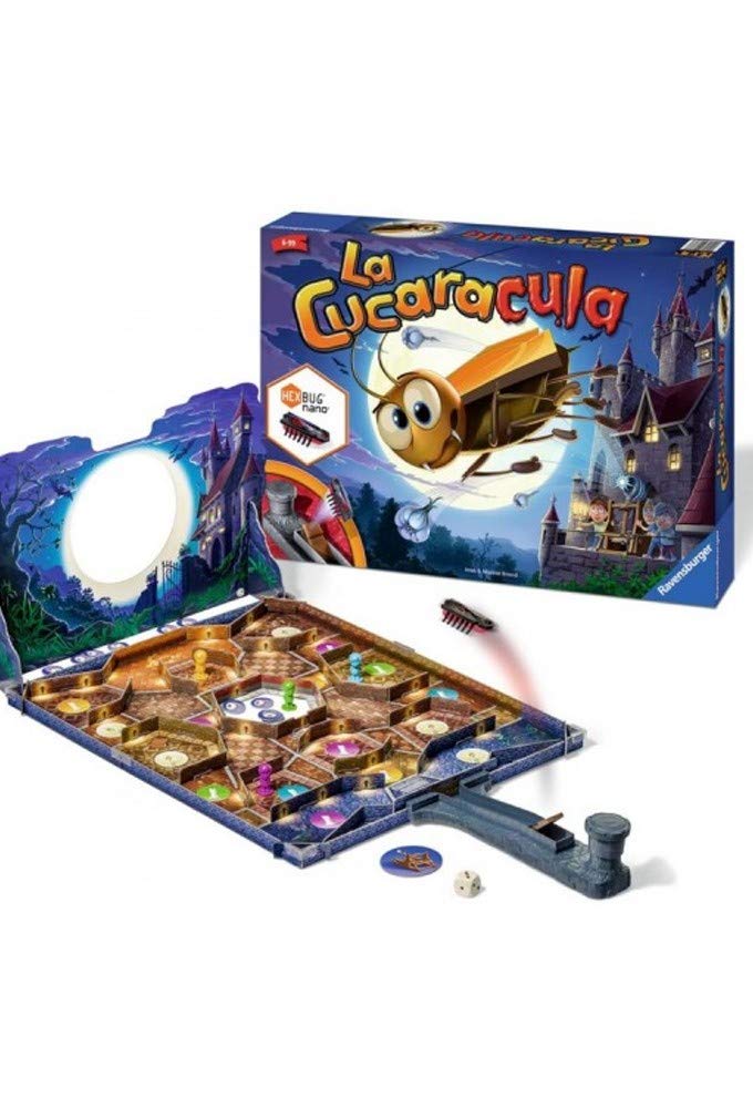 Ravensburger 22336 La Cucaracula, Juego de Mesa, 2-4 Jugadores, Edad 6+, Version en Español