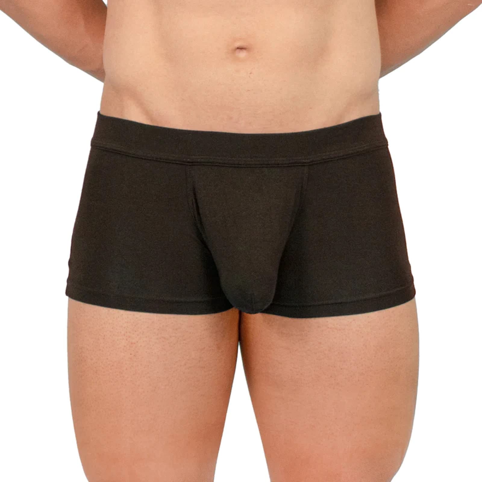 Obviously Men's Underwear Trunk EliteMan AnatoMAX (Black/S)
