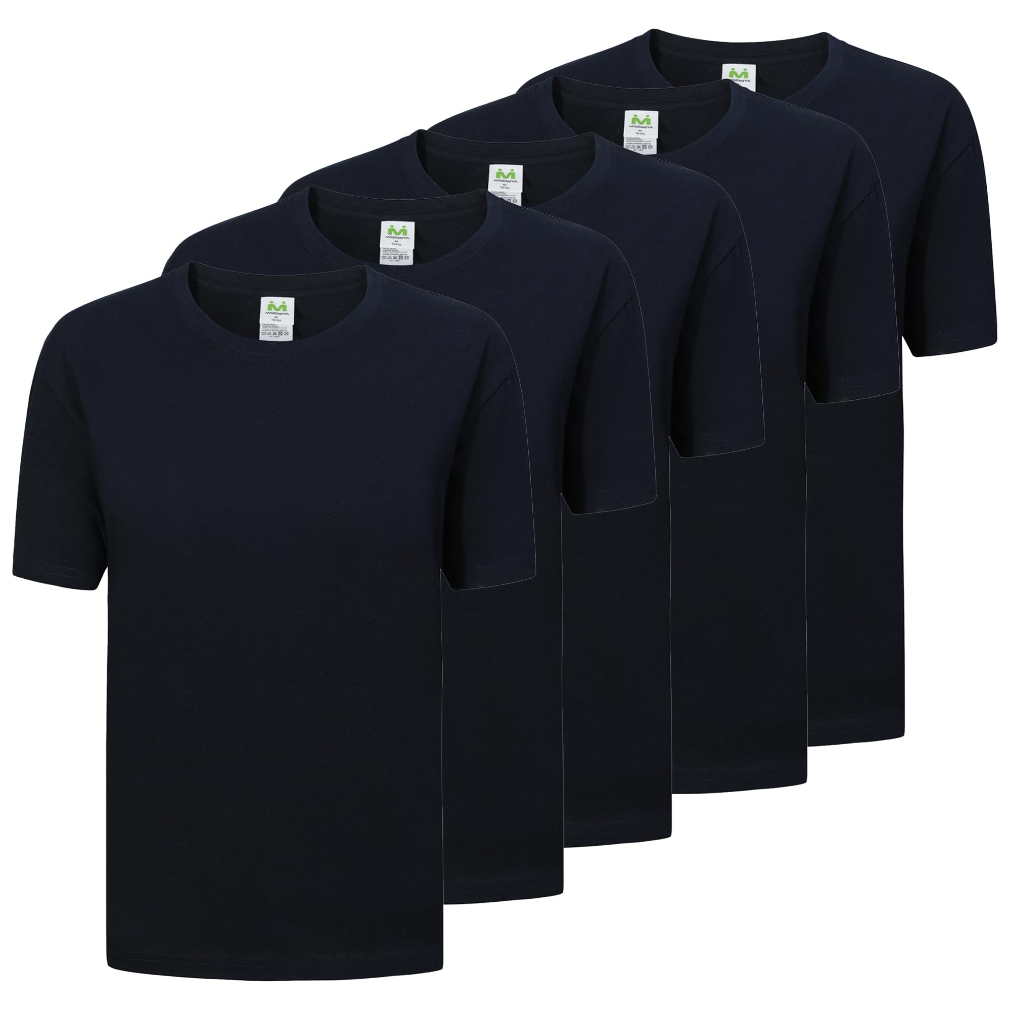 Paquete de 5 Unidades - Camiseta con Mangas Cortas 100% Algodón - 5-TS135 — view 3