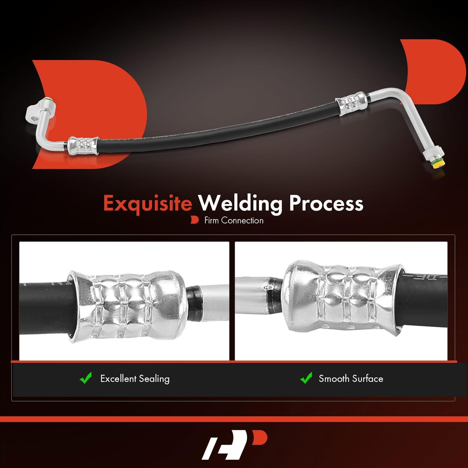 A-Premium A/C Discharge Line Hose Assembly Compatible with Mercedes-Benz C300 2012-2014, C350 2012-2015, E350 2011-2016, GLK350 2011-2015, 3.5L, Compressor to Condenser