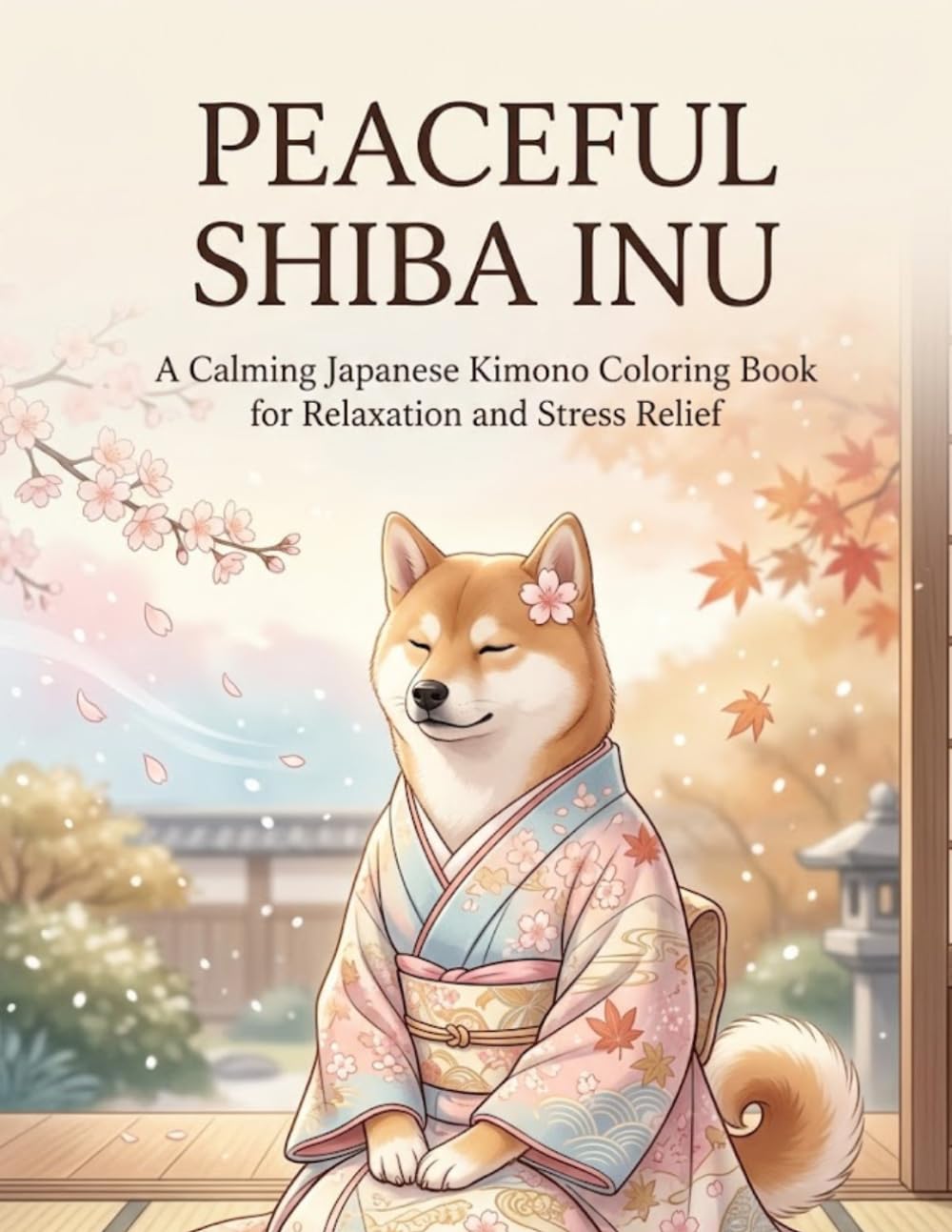 Peaceful Shiba Inu: A Calming Japanese Kimono Coloring Book for Relaxation and Stress Relief: Includes 40+ Peaceful Designs for Stress Relief, Mindfulness, and Deep Relaxation