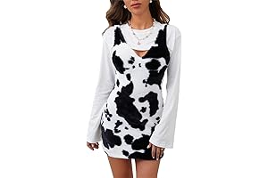 Chic Fuzzy Dress Set: Embrace Comfort and Style