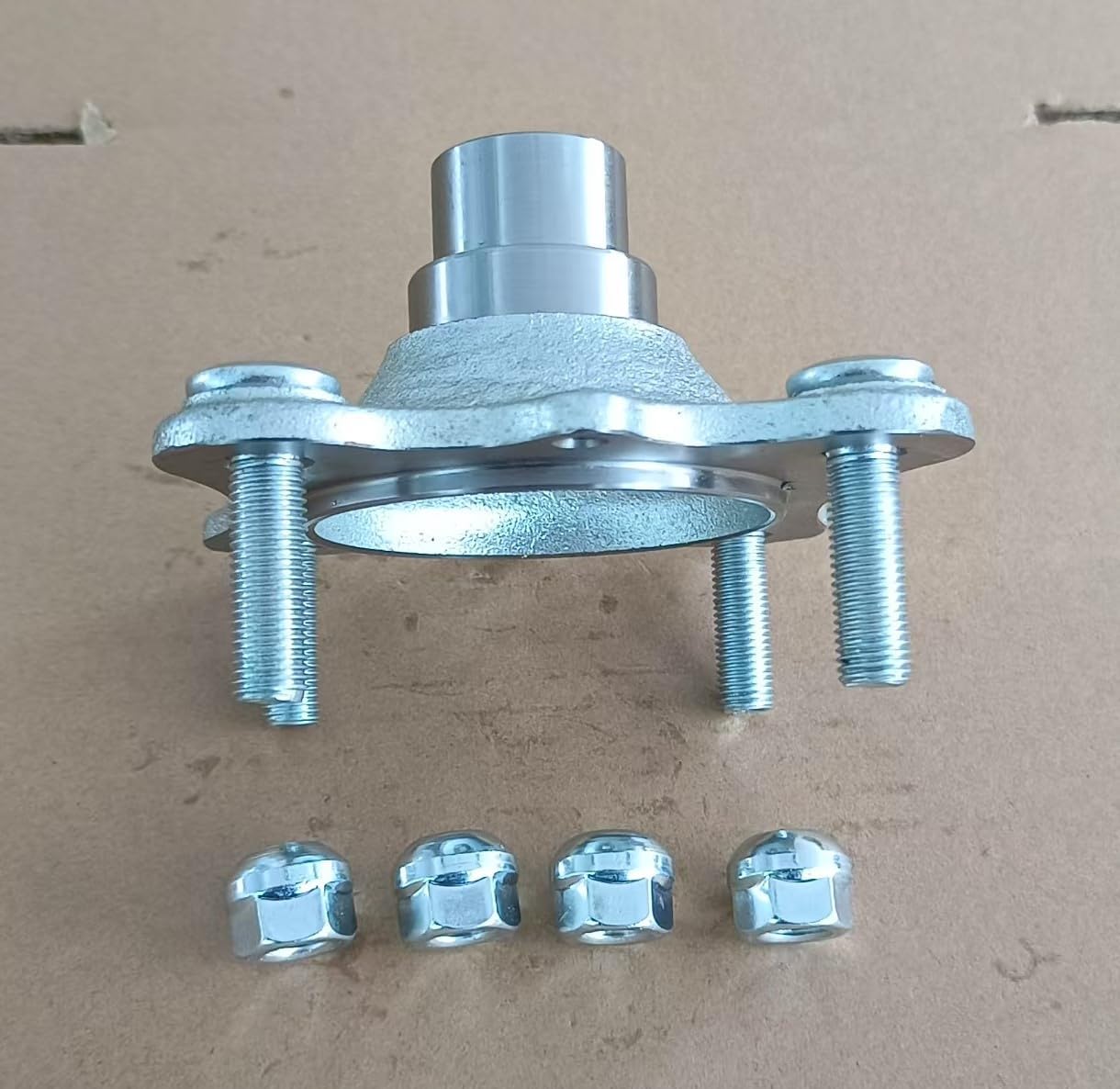 Front Axle Wheel Hub with Lug Nuts Replacement for Honda FourTrax 300 Rancher 350 Foreman 400 Rancher 400 Foreman TRX450 ATV 44610-HM5-A80