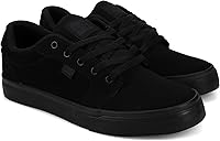 DC Men's Anvil Skate Shoes - Durable Suede Upper, Vulcanized Outsole, Breathable Comfort for Board Feel