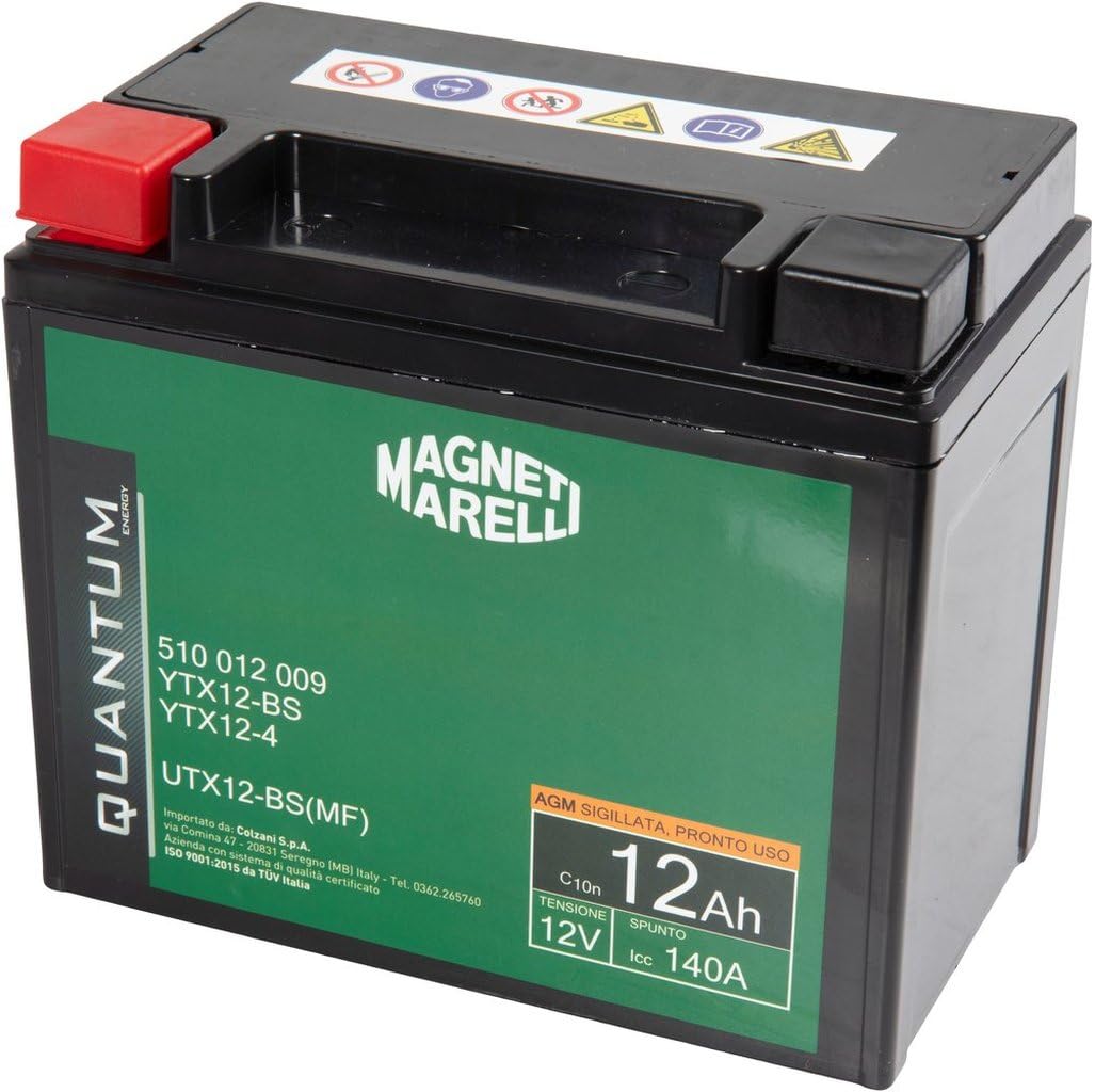 Bateria Quantum-Marelli 12ah AGM bezobsługowa