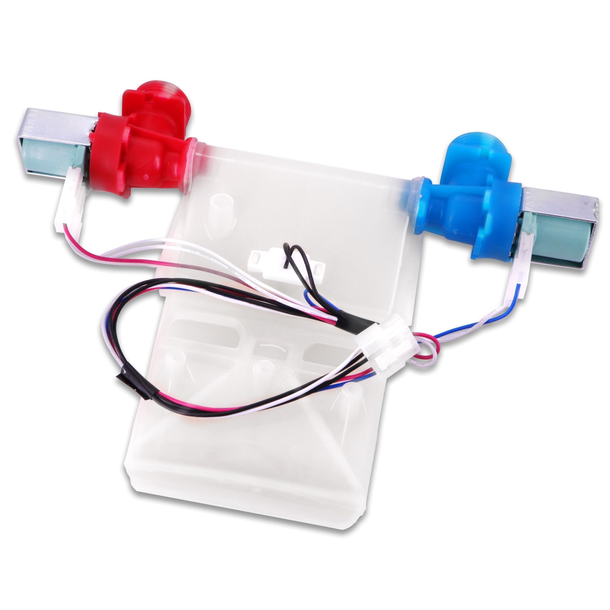 Photo 1 of W10869799 W11210459 Washer Water Inlet Valve Rev Part Fit for Whirl-pool