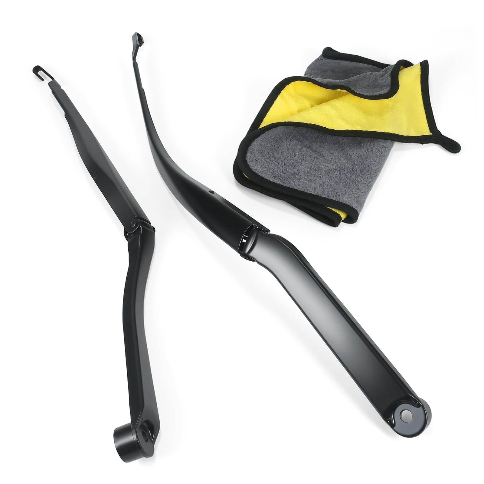 2Pcs Windshield Wiper Arm OE A9608200644 Right Left Side For 2010-2018 Mercedes Benz MP4 Wiper Arm With 1 Pcs Car wash towel