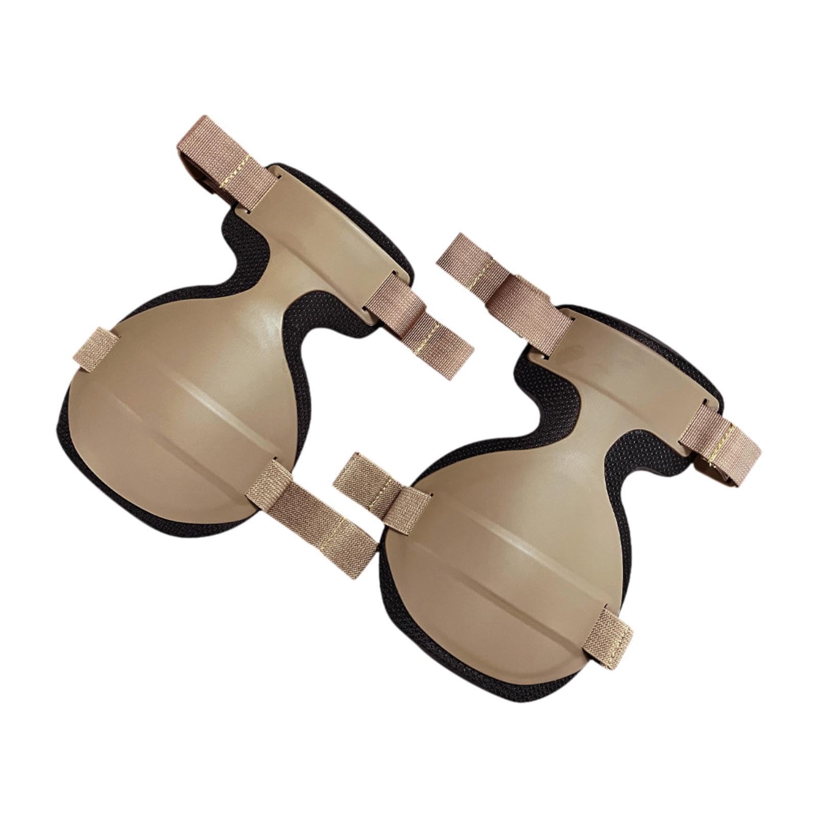 NIVAA 2Pcs Knee Pads Athletes Versatile Knee Braces for Gym Sports Training Hiking Dark Khaki-image-46